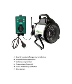 Gewächshausheizung Palma -Biohort || Vitavia || Elho Verkaufsgeschäft 1073147 WE IG 001 PALMAGewaechshausheizung