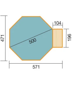 Weka Massivholzpool-Set 593 B Gr. 2 -Biohort || Vitavia || Elho Verkaufsgeschäft 1821511 WE DE 001 MH SchwimmbadKorsika2