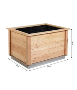 KGT Holz-Hochbeet Woody 130, Ca. B131/H79/T99 Cm -Biohort || Vitavia || Elho Verkaufsgeschäft 2381911 WE BG 001 KgtHolzHochBeetWoody