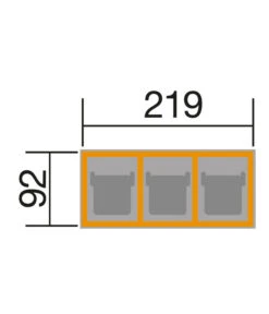 Weka Mülltonnenbox, Für 3 Tonnen -Biohort || Vitavia || Elho Verkaufsgeschäft 4080214 WE DE 002 WekaMuelltonnenboxfuer3TonnenHellbraun