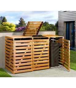 Weka Mülltonnenbox, Für 3 Tonnen