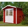 Weka Gartenhaus 218 Gr. 1, Ca. B260/H242/T239 Cm -Biohort || Vitavia || Elho Verkaufsgeschäft 4080321 WE FS 001 WekaGartenhaus218Groesse1Rot
