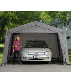 Shelter Logic Garage In-a-Box, Ca. B370/H260/T490 Cm -Biohort || Vitavia || Elho Verkaufsgeschäft 6610430 WE MO 002 50NorthWeidezeltGarage done