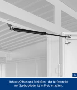 Hörmann Berry-Gerätehaus Classic-S Typ 2, Ca. B258,8/H216/T247,7 Cm -Biohort || Vitavia || Elho Verkaufsgeschäft 6668479 WE DE 002 HoermannMetallgeraetehaus