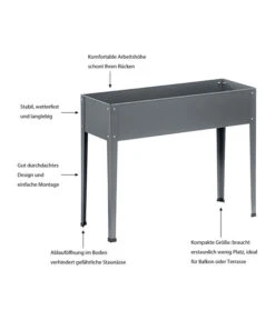 Dehner Metall-Hochbeet Münster 2, Ca. B98/H80/27,5 Cm -Biohort || Vitavia || Elho Verkaufsgeschäft 6834154 WE IG 001 DehnerMetallHochbeetMuensterNeu