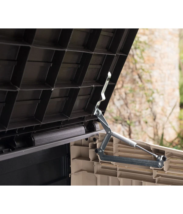 Keter Aufbewahrungsbox Store It Midi, Beige, 880 Liter, Ca. B132/H113,5/T71,5 Cm 9 Keter Aufbewahrungsbox Store It Midi, Beige, 880 Liter, Ca. B132/H113,5/T71,5 Cm – Bild 7