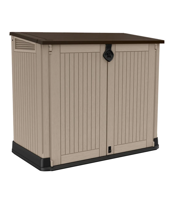 Keter Aufbewahrungsbox Store It Midi, Beige, 880 Liter, Ca. B132/H113,5/T71,5 Cm 3 Keter Aufbewahrungsbox Store It Midi, Beige, 880 Liter, Ca. B132/H113,5/T71,5 Cm