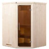 Weka Ecksauna Kiruna Mit Glastür, Inkl. Bio-Ofen -Biohort || Vitavia || Elho Verkaufsgeschäft 6914246 WE FS 001 WekaSaunaKirunamitGlastuer