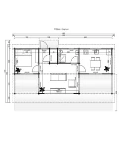 Lasita Maja Ferienhaus Öregrund, Ca. B1260/H312,8/T730 Cm -Biohort || Vitavia || Elho Verkaufsgeschäft 6915870 WE DE 001 LasitaMajaOeregrund