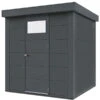 Wolff Finnhaus Metallgerätehaus Eleganto 2121, Ca. B228/H227/T228 Cm -Biohort || Vitavia || Elho Verkaufsgeschäft 6927362 WE FS 001 Eleganto2121Granitgrau