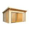 Wolff Finnhaus Gartenhaus Trondheim, Inkl. Schiebetür Links, Ca. B490/H260/T450 Cm -Biohort || Vitavia || Elho Verkaufsgeschäft 6930259 WE FS 001 FinnhausBBHTrondheim44D