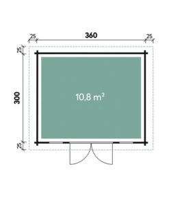 Wolff Finnhaus Gartenhaus Malmö 70-A -Biohort || Vitavia || Elho Verkaufsgeschäft 6931380 WE DE 001 FinnhausBBHMalmoe70A