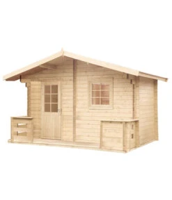 Wolff Finnhaus Saunahaus De Luxe Sanna 70, Ca. B460/H280/T322 Cm