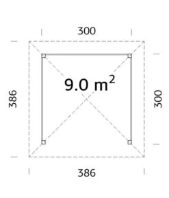 Palmako Pavillon Betty, Ca. B386/H323/T386 Cm 7 Palmako Pavillon Betty, Ca. B386/H323/T386 Cm -Biohort || Vitavia || Elho Verkaufsgeschäft 6977128 WE BG 001 PalmakoPavillonBetty