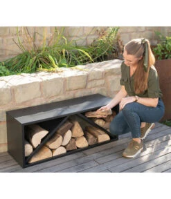 Westmann Kaminholzregal -Biohort || Vitavia || Elho Verkaufsgeschäft 6992614 WE MO 002 Kaminholzregal104x34x40